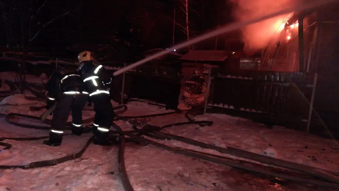 Пожар в жилом доме потушили в Балашихе