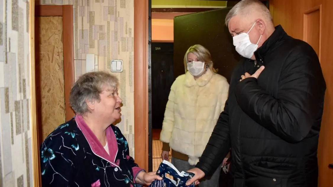 Продуктовый набор передали семье с ребенком‑инвалидом в микрорайоне Балашихи
