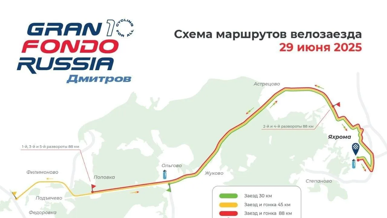 В Дмитрове на время велозаезда 29 июня будет перекрыто движение транспорта