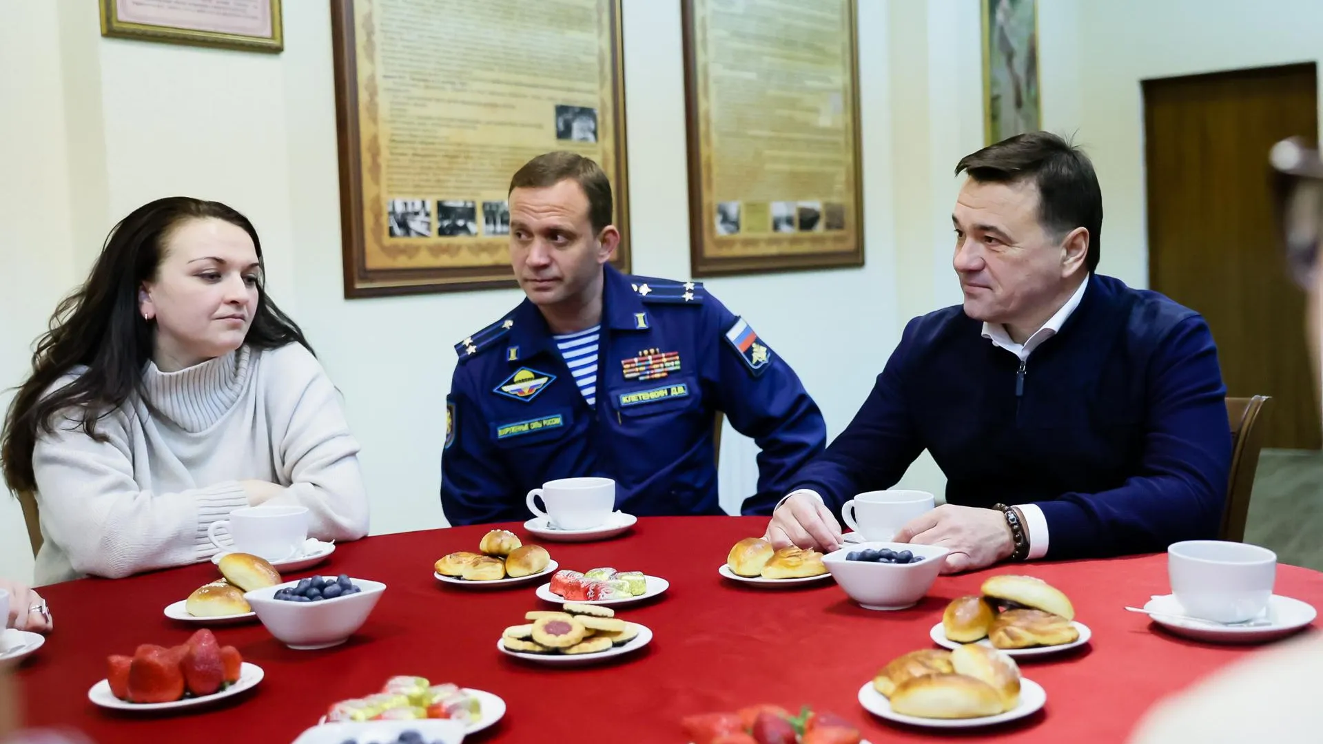 Андрей Воробьев поддержал жен военных из Кубинки, участвующих в спецоперации