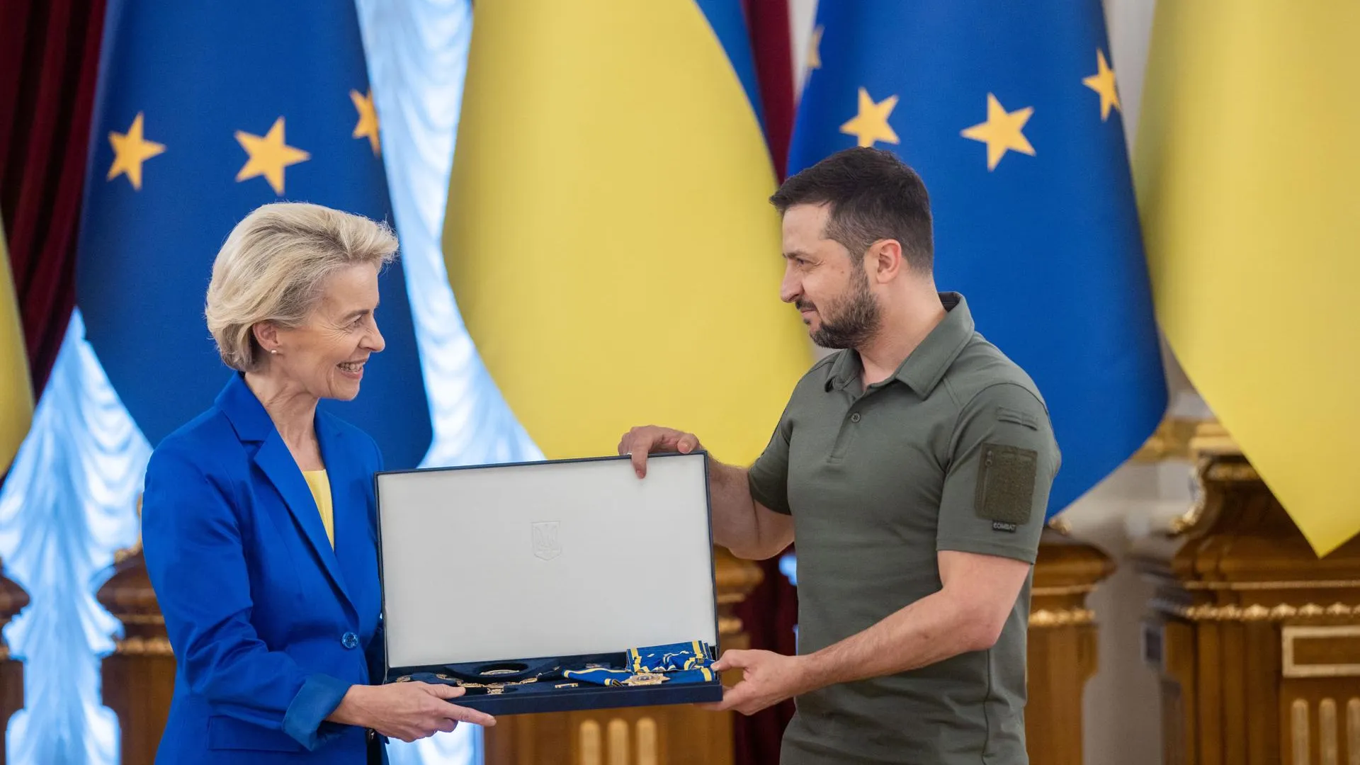 Урсула фон дер Ляйен призвала ускорить процесс присоединения Украины к ЕС