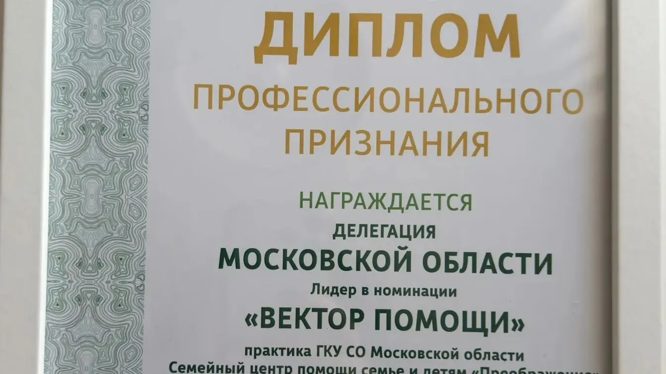 Подмосковье получило награду за «Материнский кэшбэк» 25 сентября