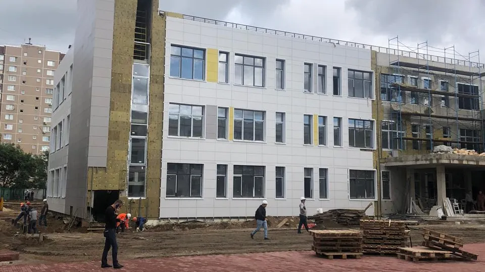 Пристройка к кадетской школе Люберец готова более чем на 70%