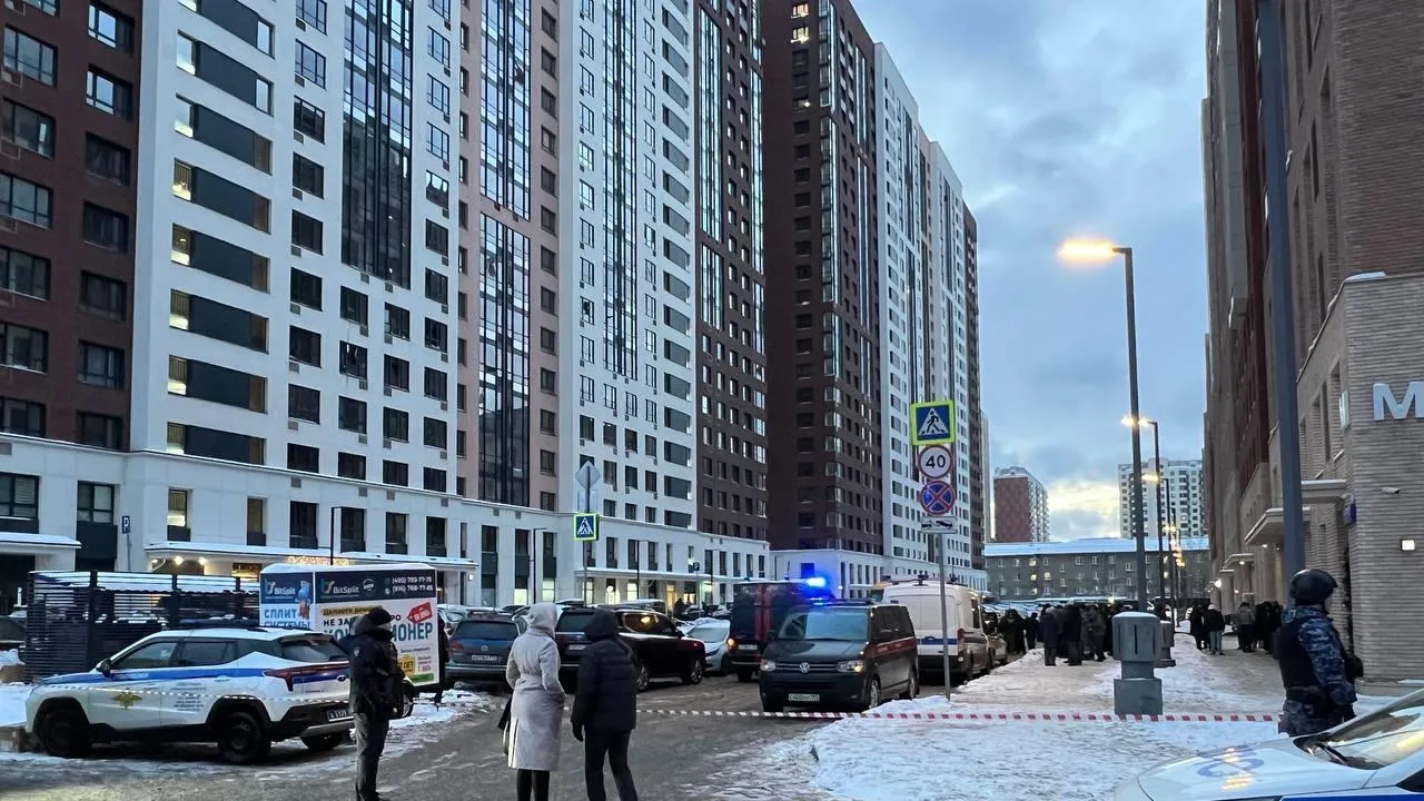 Кадры с места взрыва на Рязанском проспекте в Москве