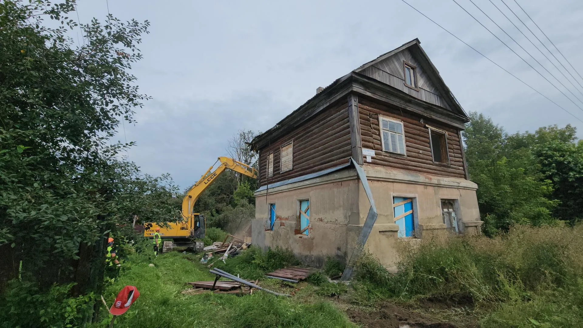 Снос столетнего жилого дома на ул. Свободы, Кашира