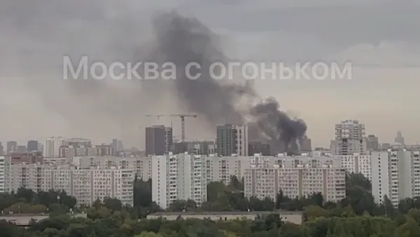 В Москве потушили пожар на стройплощадке на улице Героев Панфиловцев