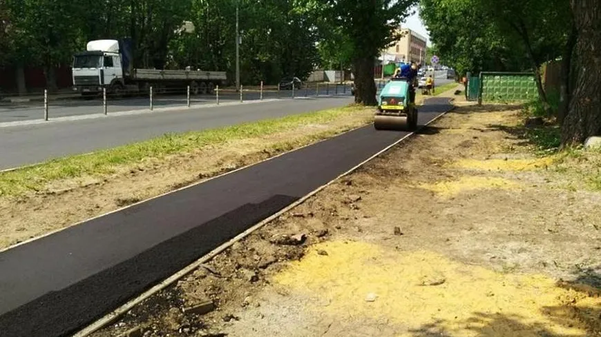 В Люберцах отремонтировали тротуар на улице Инициативной