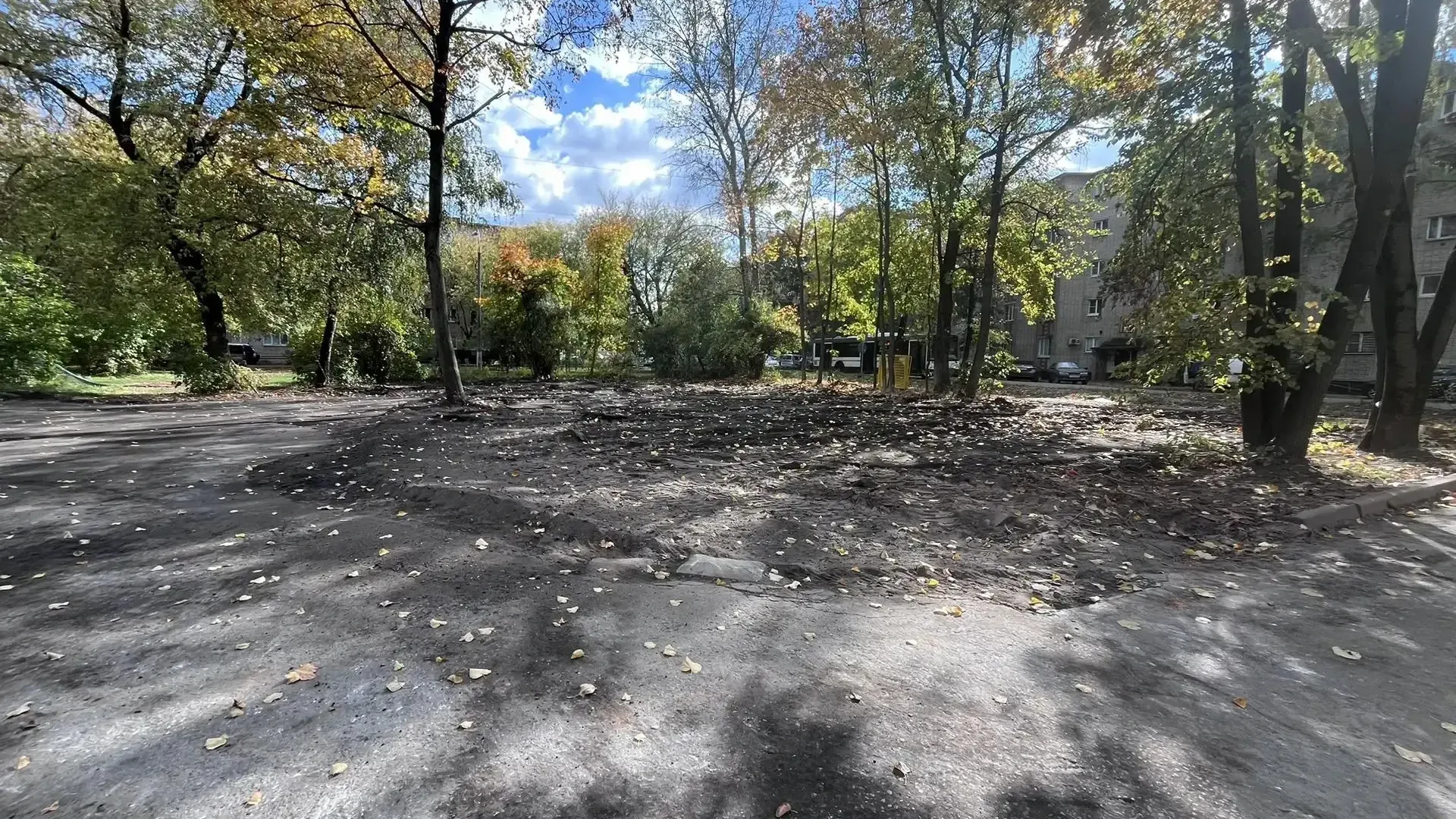 В Жуковском снесли два аварийных жилых дома на Клубной улице