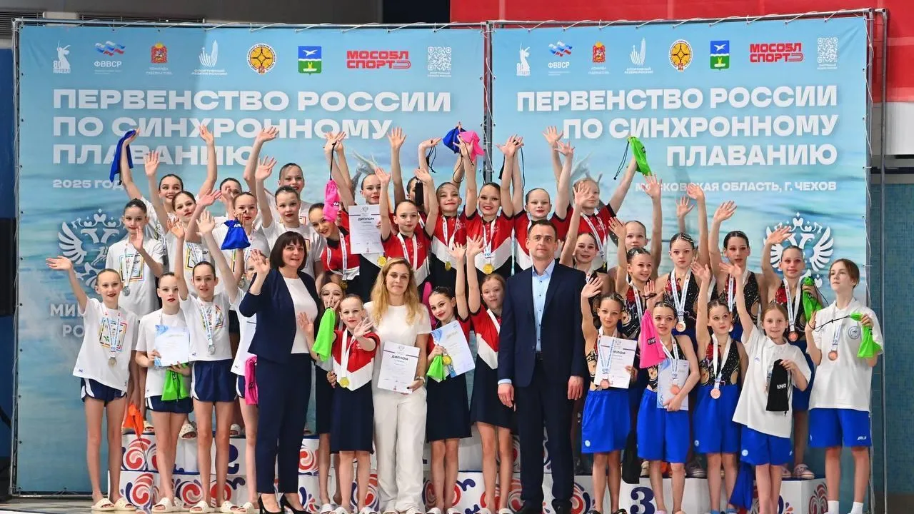 Спортсмены Подмосковья завоевали медали на первенстве России по синхронному плаванию