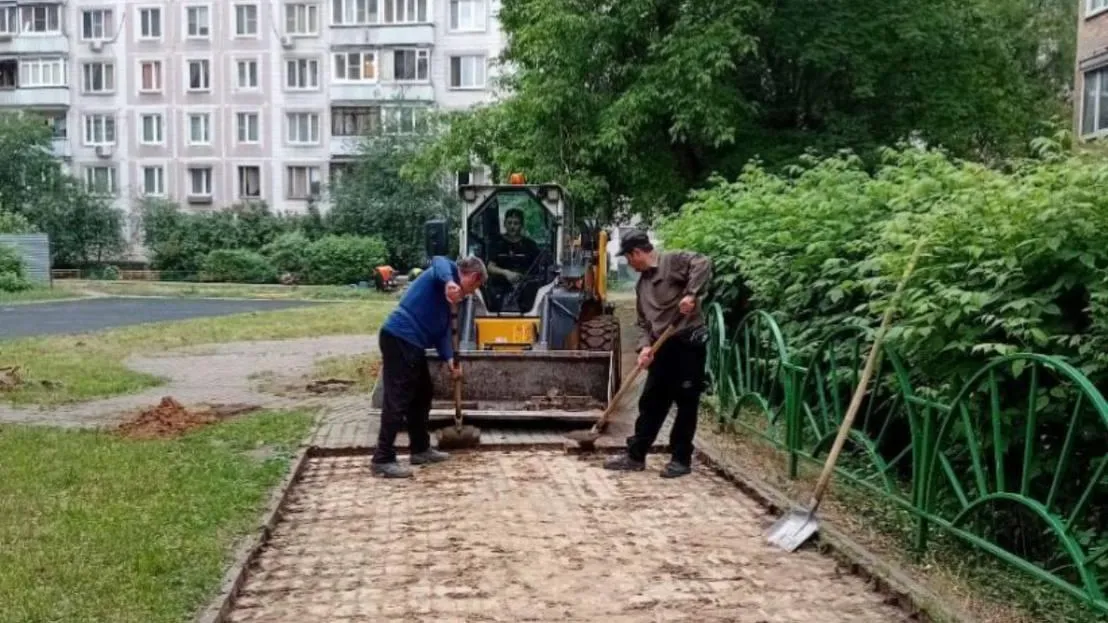 В Подмосковье проходит масштабный ремонт дворовых территорий