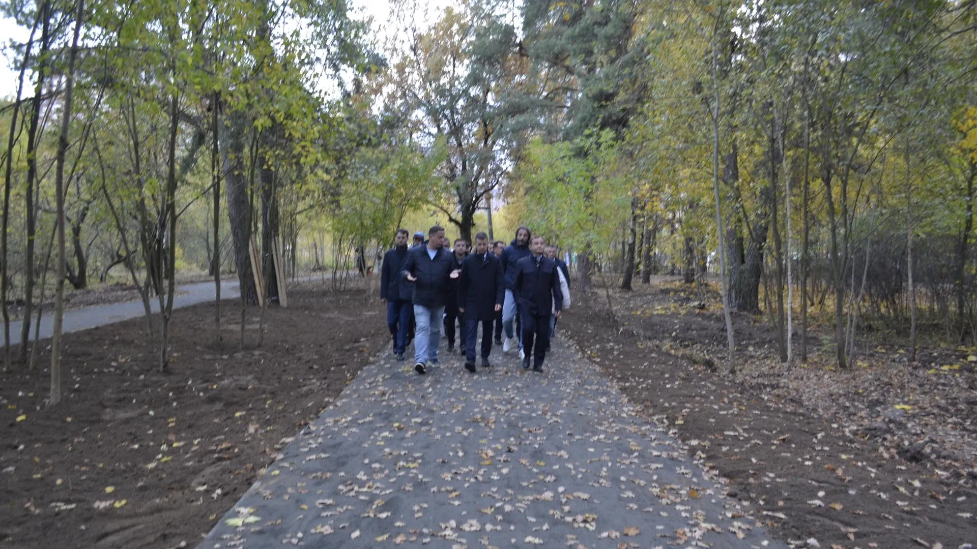 Благоустройство Ольгинского лесопарка в Балашихе выполнили более чем на 70%