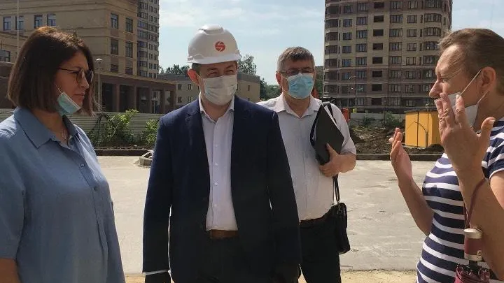 Глава Минжилполитики Подмосковья проверила строительство ЖК в Раменском округе