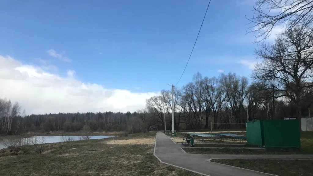 С Лаговского пруда в Подольске вывезли около 20 кубометров мусора