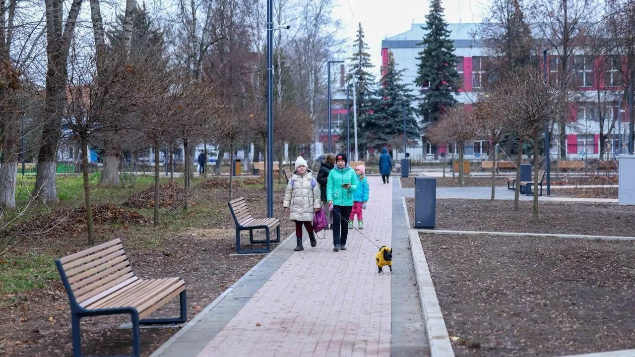 В Подольске с начала 2025 года благоустроили 10 парков, скверов и площадей