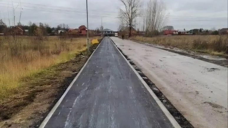 В Люберцах по просьбам жителей построили восемь тротуаров