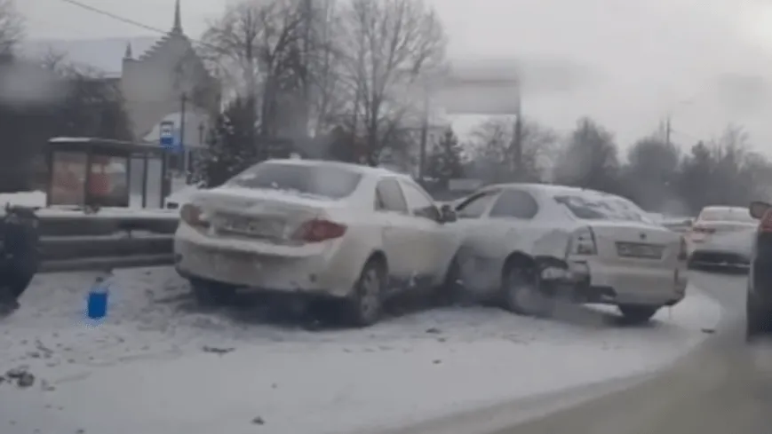 Тройное ДТП произошло в Подольске
