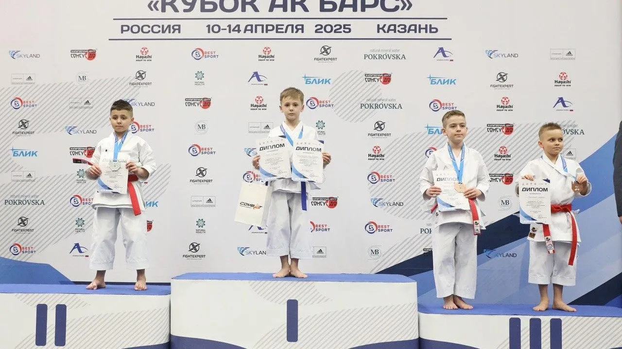Подмосковные спортсмены завоевали 32 медали на турнире по карате «Кубок Ак Барс»