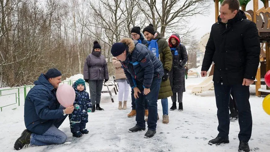 Благоустройство дворов провели в Подмосковье