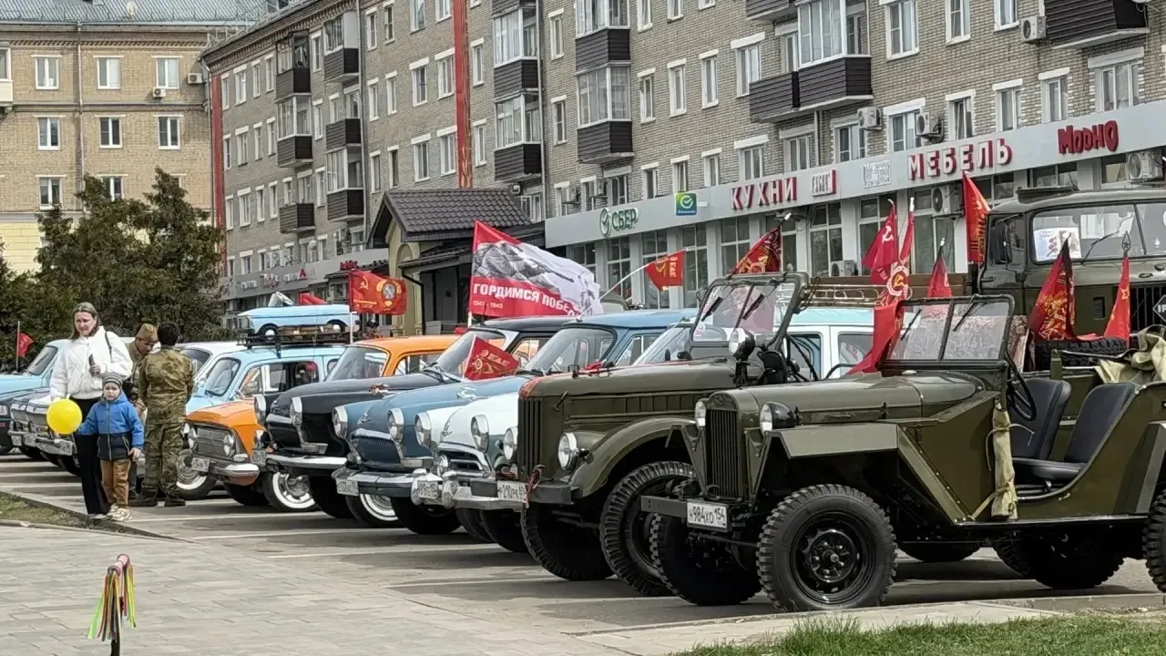 В Сергиево-Посадском округе 9 Мая прошла выставка ретроавто