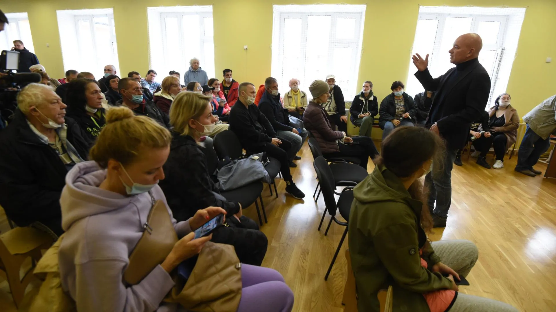 121 человек находится во временном пункте размещения после взрыва в доме в Ногинске