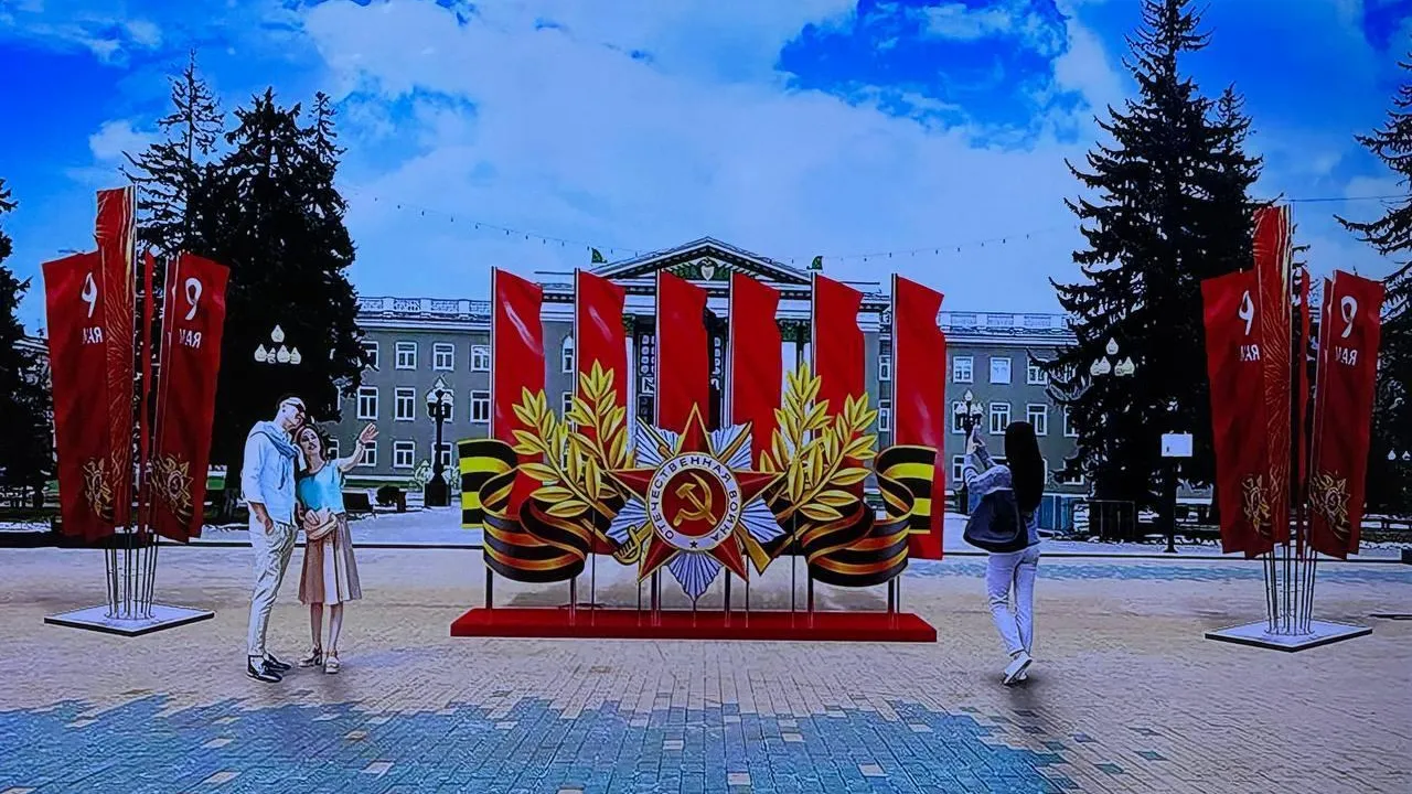 ️Новые флаговые композиции и арт-объекты установят в Ступино ко Дню Победы