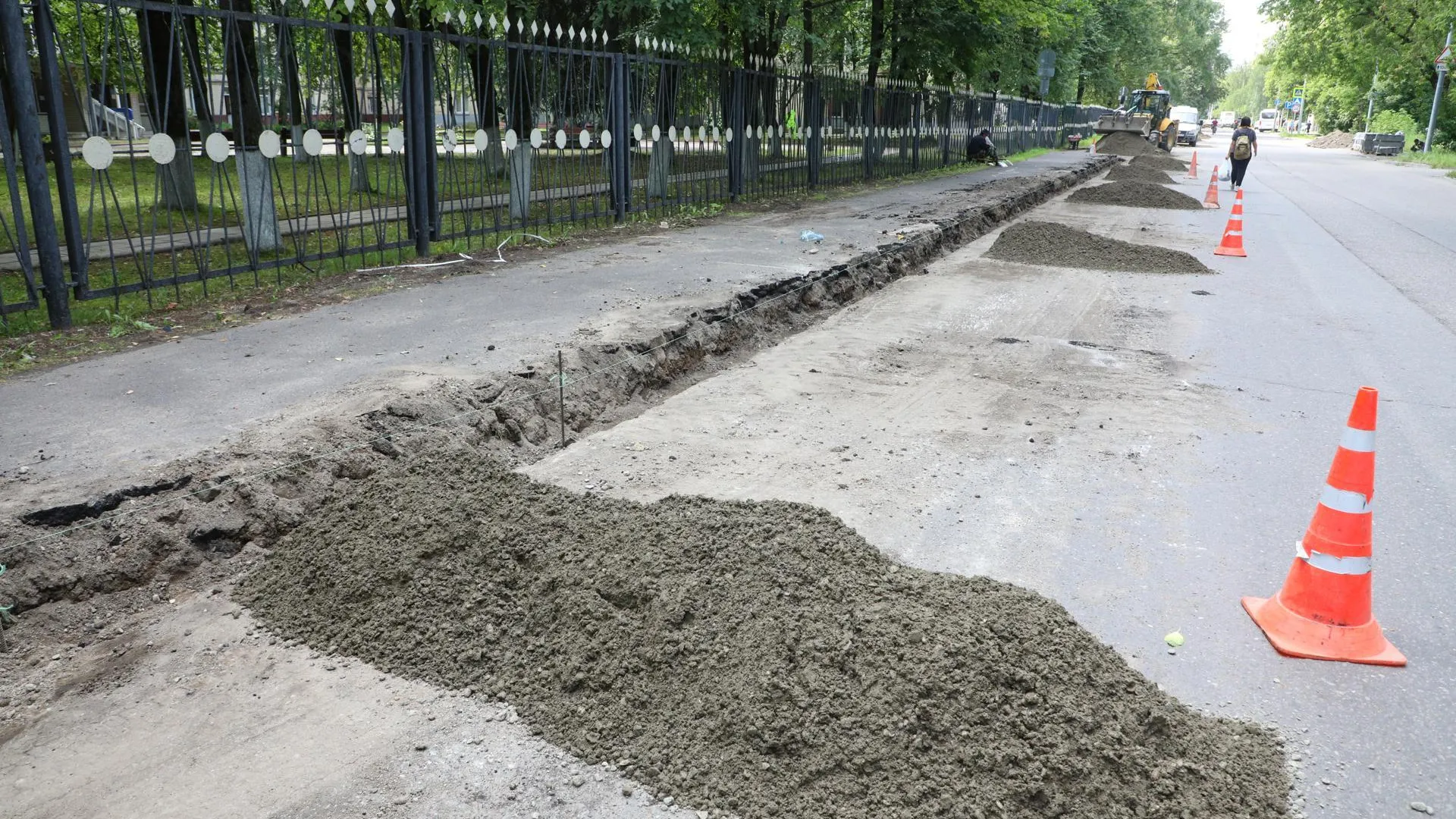 В Балашихе продолжается капитальный ремонт дорог