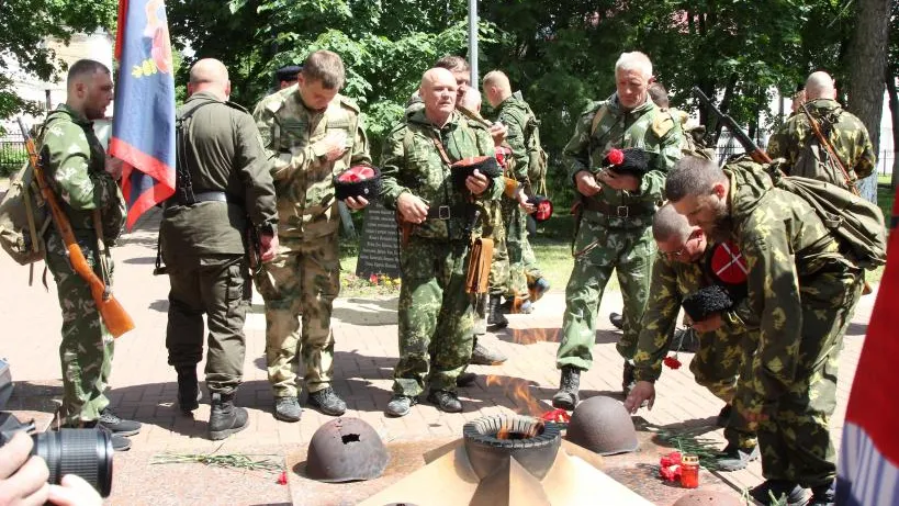 Казаки совершили марш‑бросок в 50 км по «Доваторскому рубежу» в Подмосковье