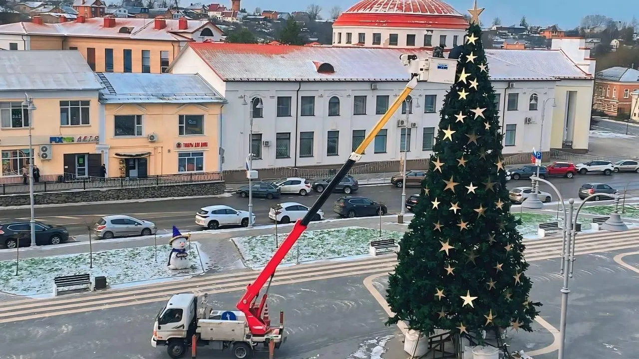 Более 150 звезд украсят главную новогоднюю елку Волоколамска