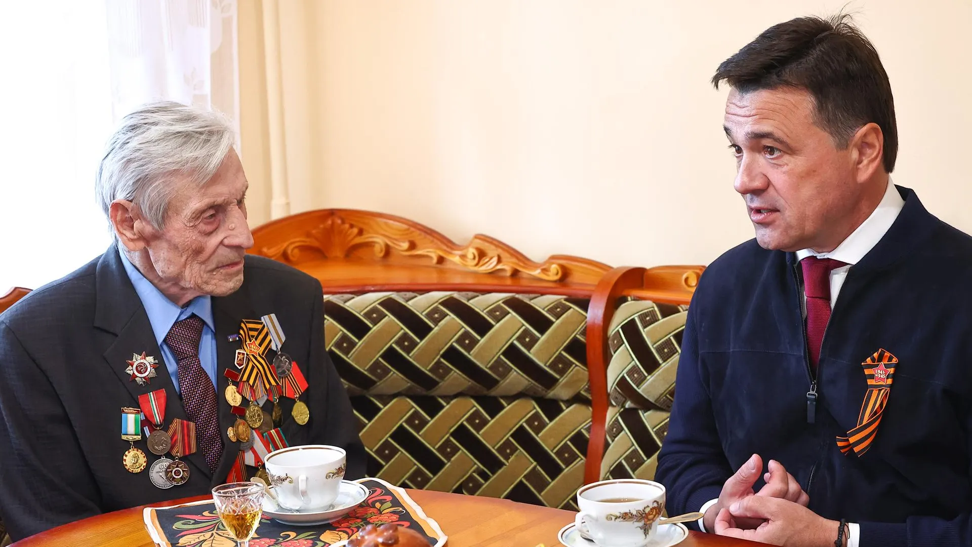 Андрей Воробьев сообщил о смерти 97‑летнего ветерана ВОВ Николая Орлова