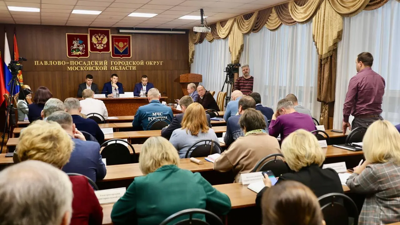 Глава Павловского Посада провел оперативное совещание по теме отопления