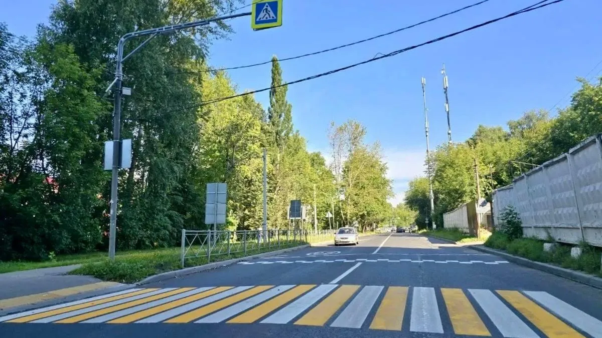 В Подмосковье отремонтировали 48 дорог к образовательным учреждениям