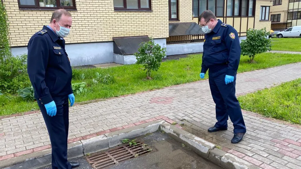 Начальник Госадмтехнадзора проверил ликвидацию подтоплений в Красногорске и Истре