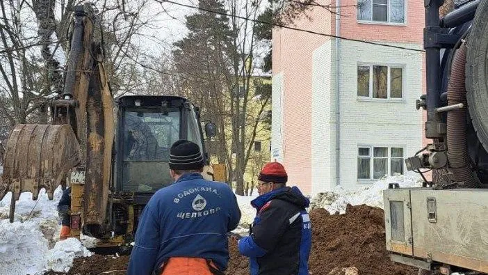 В Щелкове авария на водоводе ликвидирована без отключения жителей от тепла