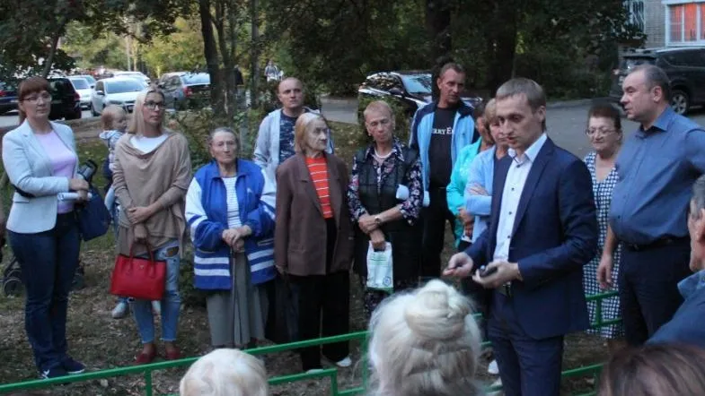 УК Подольска обсудила с жителями микрорайона Климовск планы по благоустройству их дворов