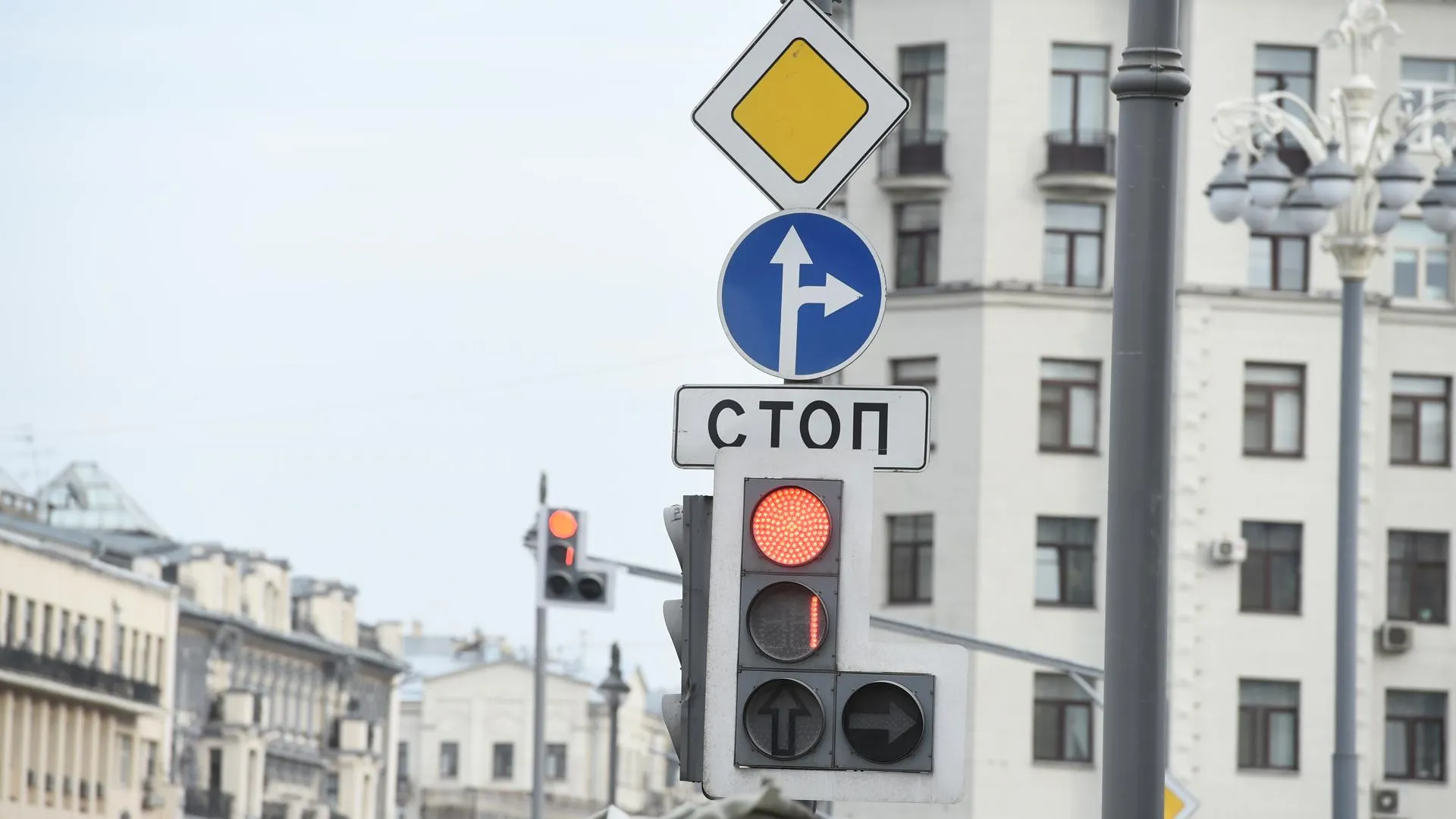 Свыше 500 светофоров установили на пешеходных переходах в Подмосковье в 2018 году
