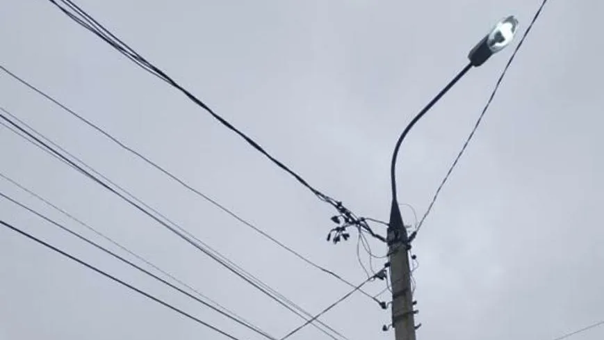 Фонарные столбы отремонтировали в парке Люберец
