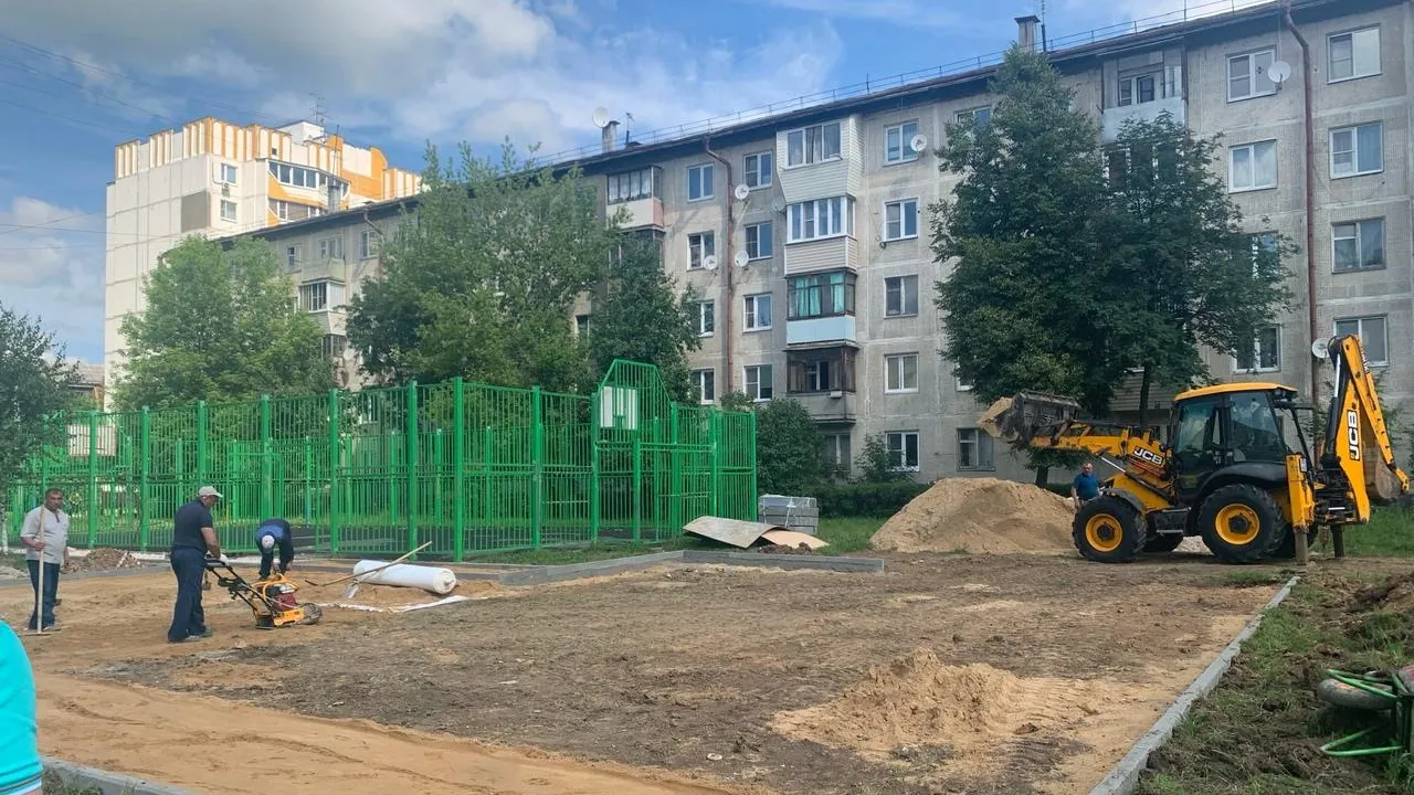 Новая детская площадка появится в одном из дворов Подольска в ходе благоустройства
