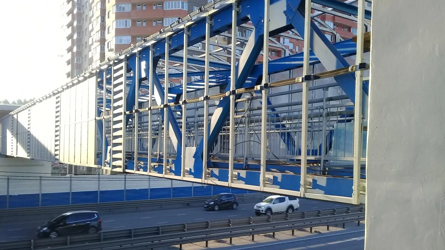 Надземный переход на Старосимферопольском шоссе в Подольске обеспечит проход к школе