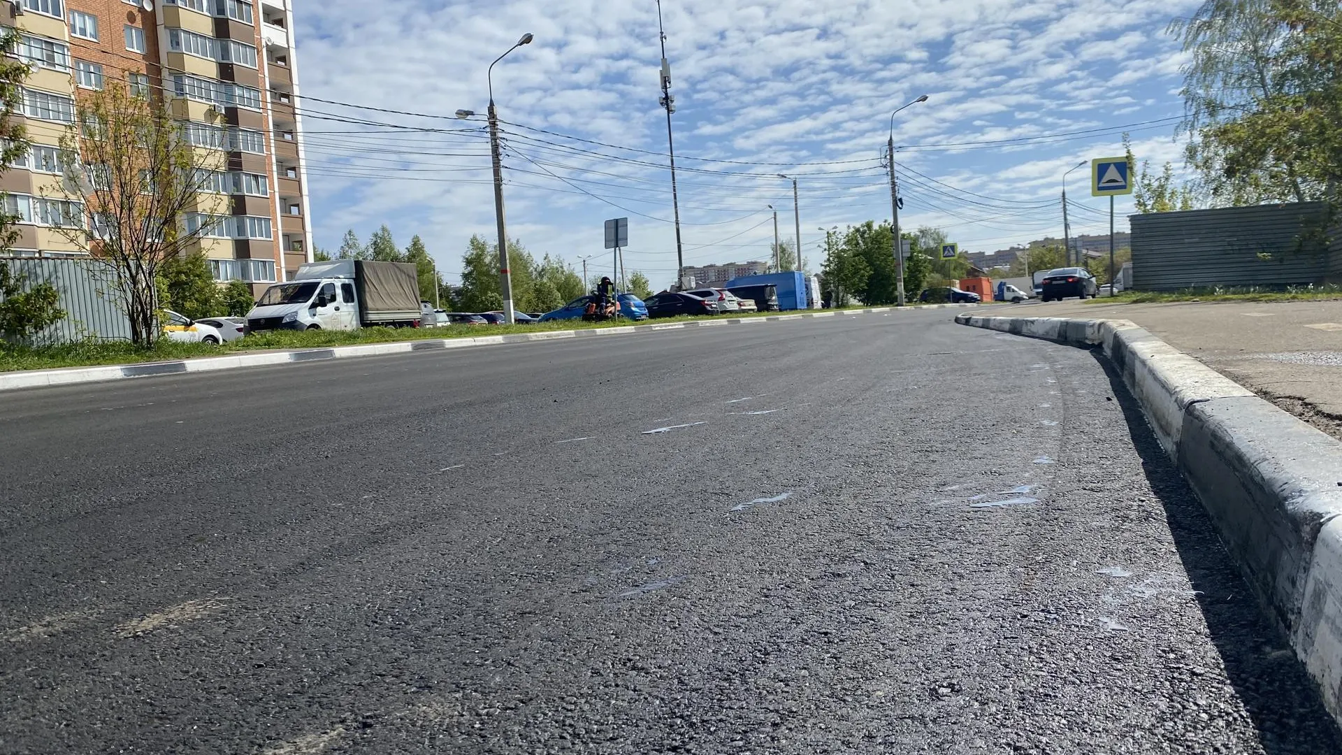 До середины августа в Домодедове отремонтируют дорогу от улицы Коломийца до реки Рожайки