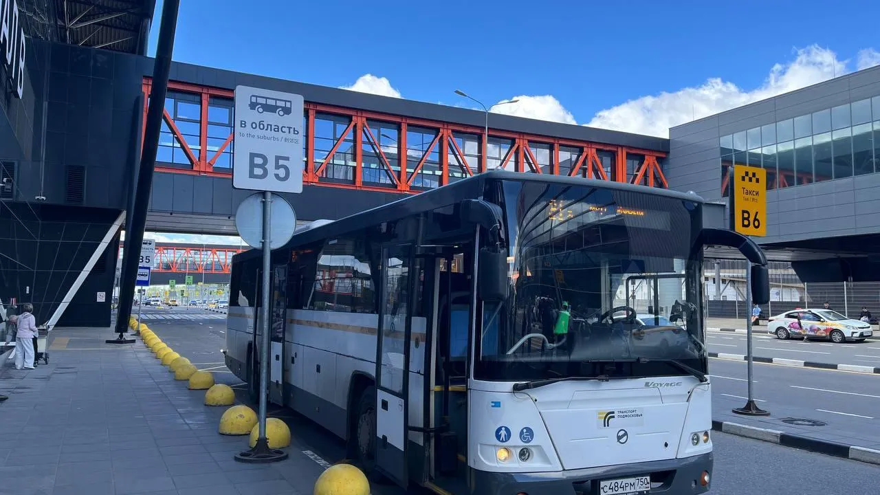 Пассажиропоток автобусов к аэропортам Подмосковья вырос на 7%