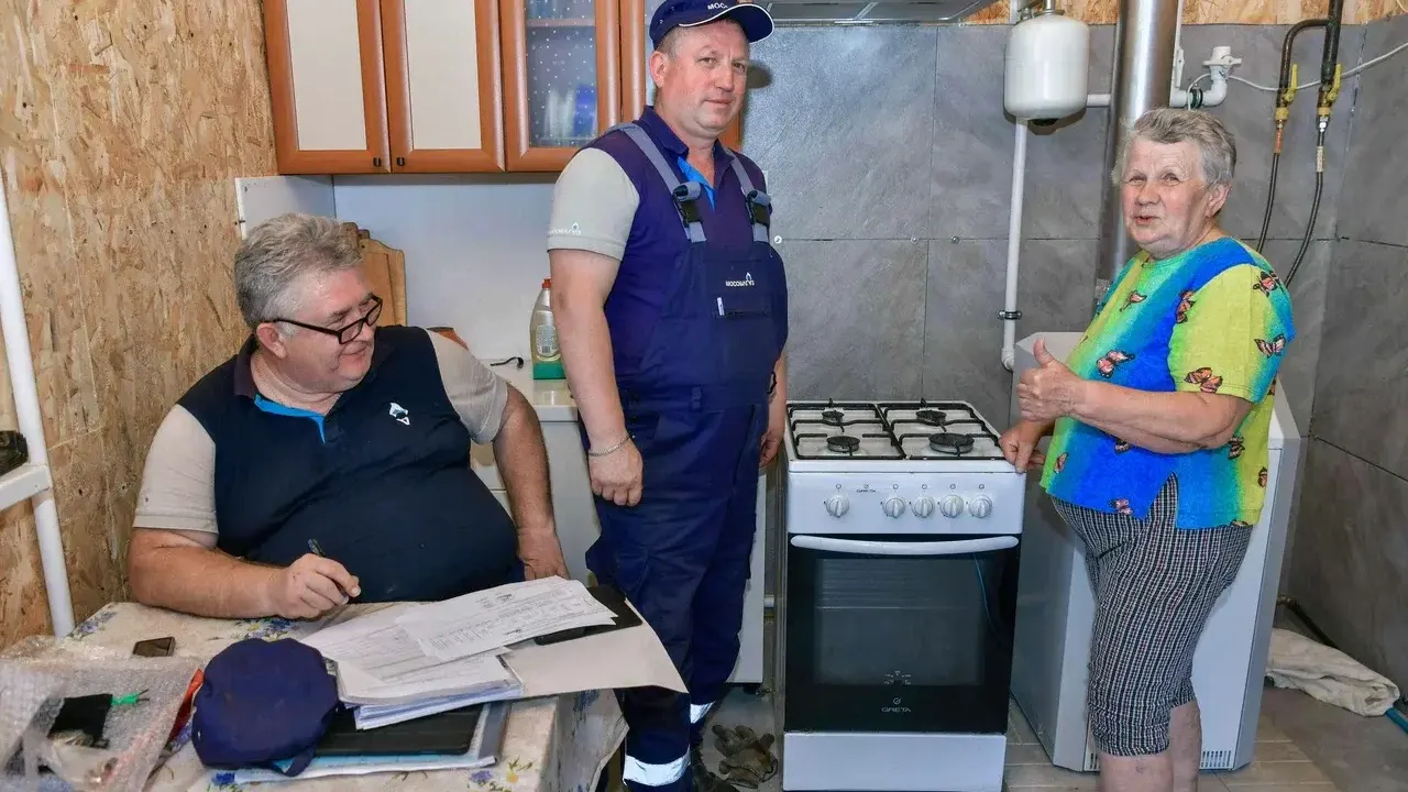 В Шатурском округе продолжают догазификацию деревни Великодворье