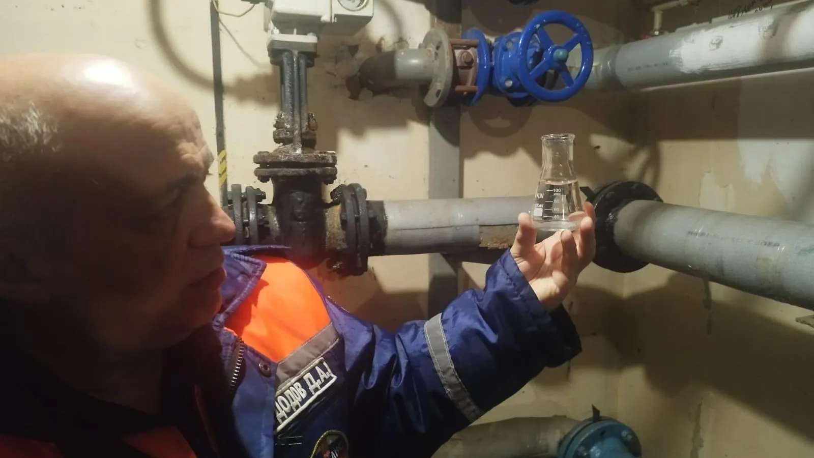 В Подольске проверили качество горячего водоснабжения одного из домов