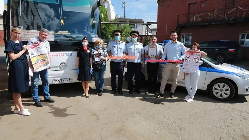 Сотрудники ГИБДД Подольска призвали водителей автобусов соблюдать ПДД