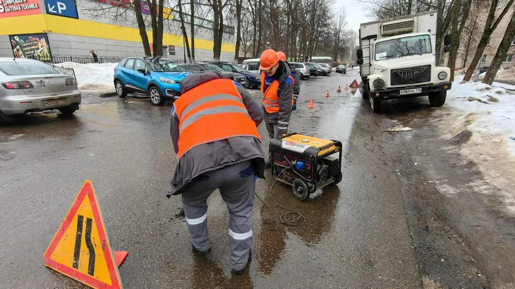 В Балашихе проводятся мероприятия по очистке систем водоотведения