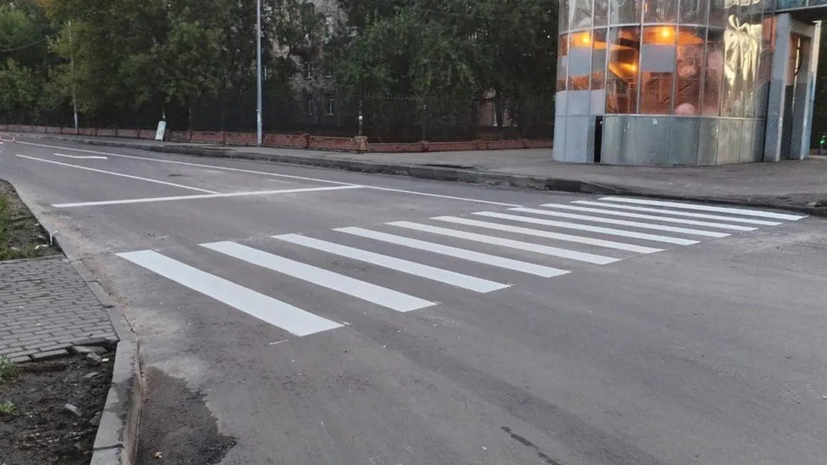 В Красногорске обустроили переходно‑скоростную полосу