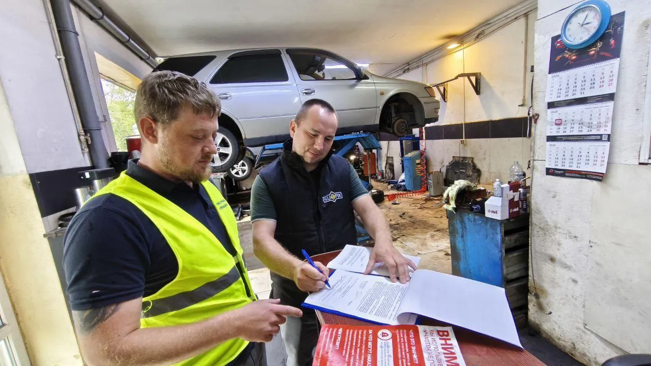 В Подмосковье прекращена деятельность более 40 незаконных шиномонтажей