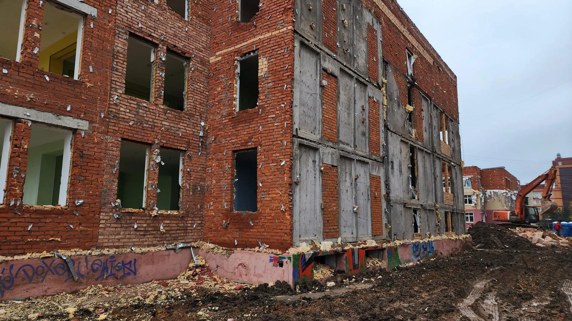 На месте будущего детсада в Одинцовском округе начались подготовительные работы