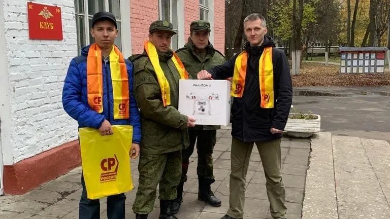 Жители Подольска купили мобилизованному квадрокоптер