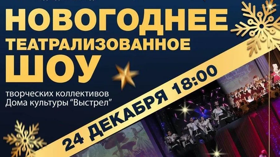 В Солнечногорске состоится новогоднее театрализованное шоу 24 декабря