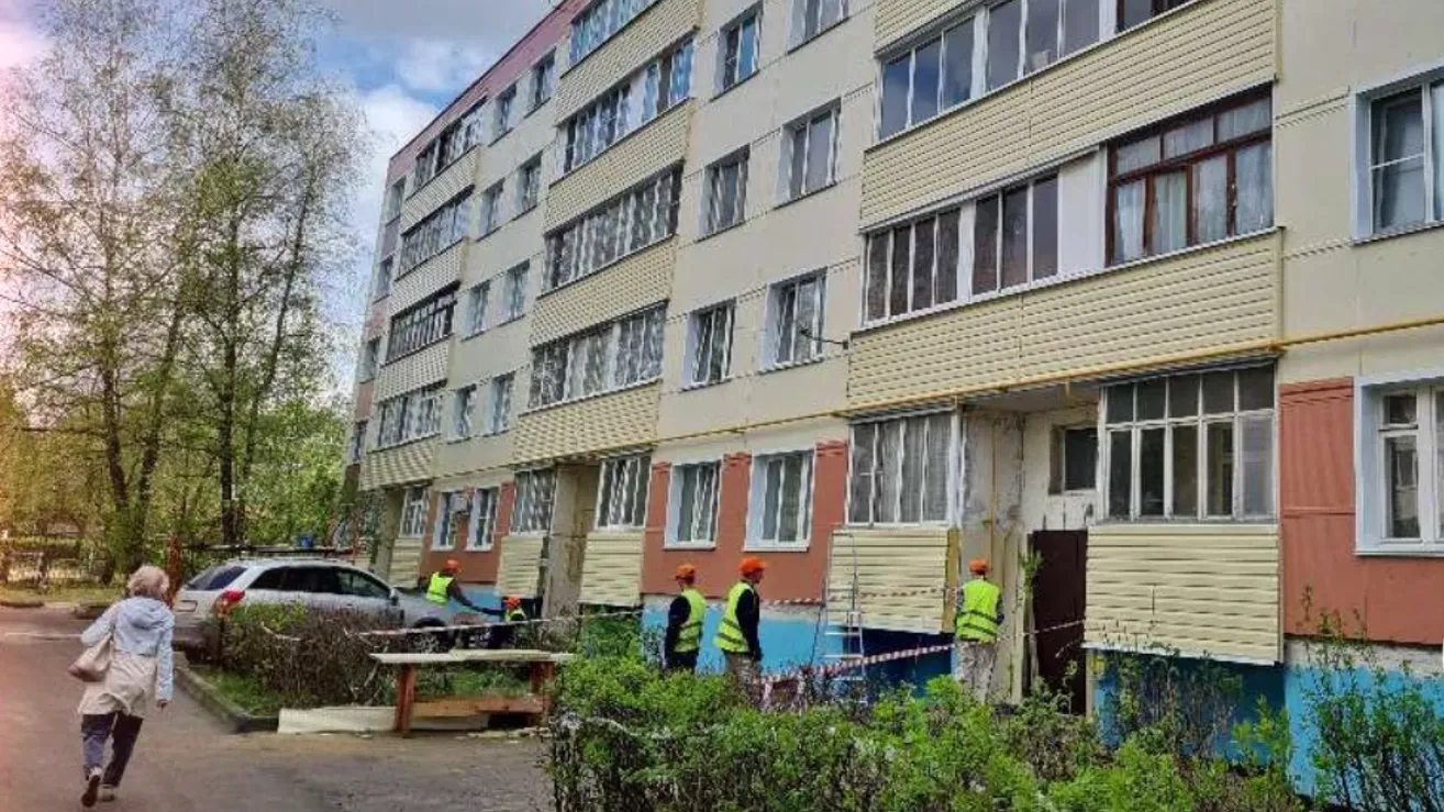 Капремонт дома 1980 г постройки провели в Воскресенске